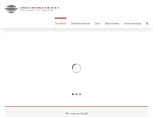 Tablet Screenshot of junges-ensemble-berlin.de